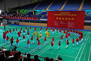 北京抗癌乐园举办的抗癌健身文化节