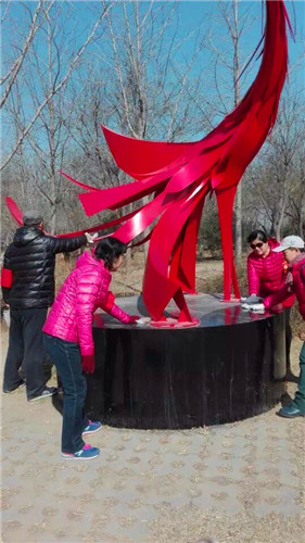北京抗癌乐园石景山分园志愿者学雷锋活动